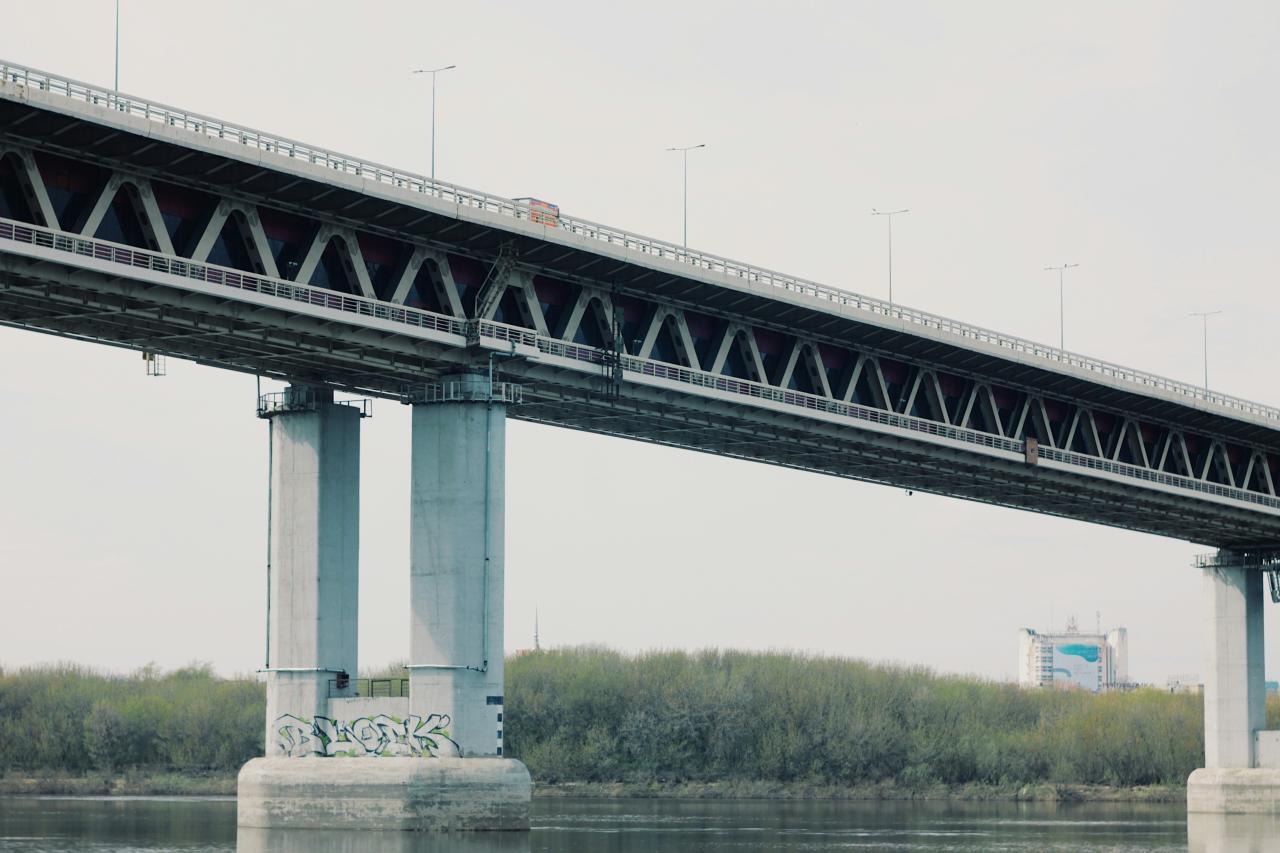gray concrete bridge under white sky during daytime